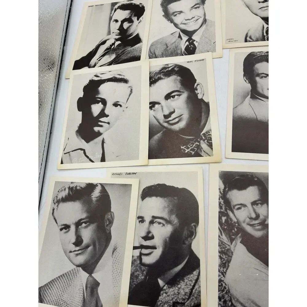 Vintage Hollywood Character Actors Arcade Card Lot – 40 Cards